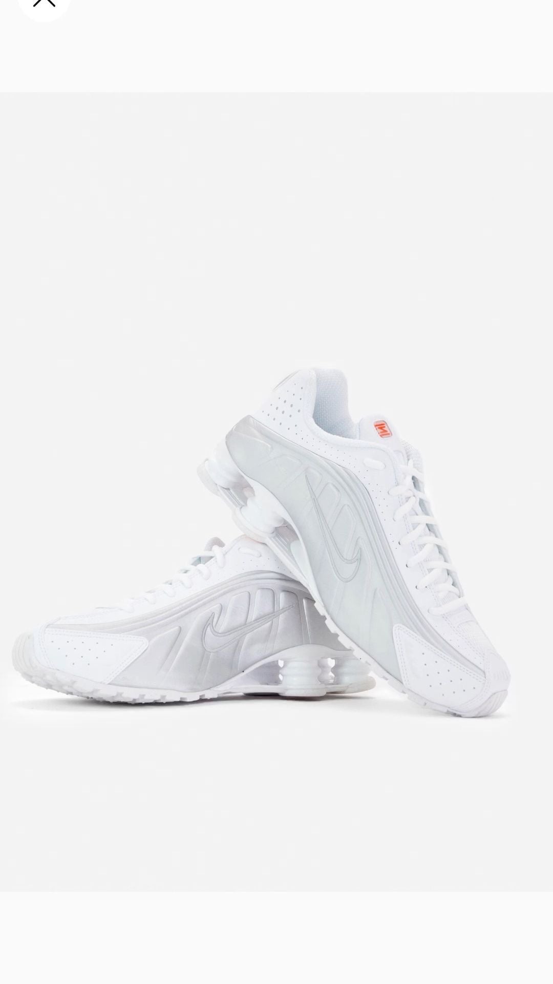 Nike Shox R4 "White Metallic Silver"