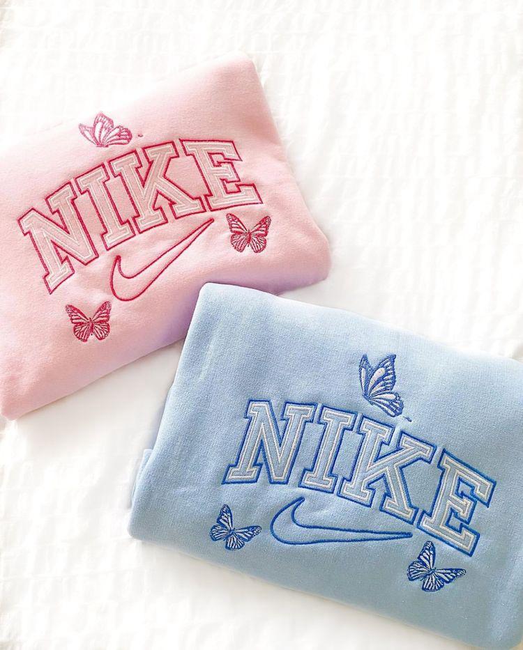 Custom Butterfly Nike Sweatshirt